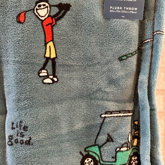 Life is Good Golf Throw NWT - Picture 4 of 4